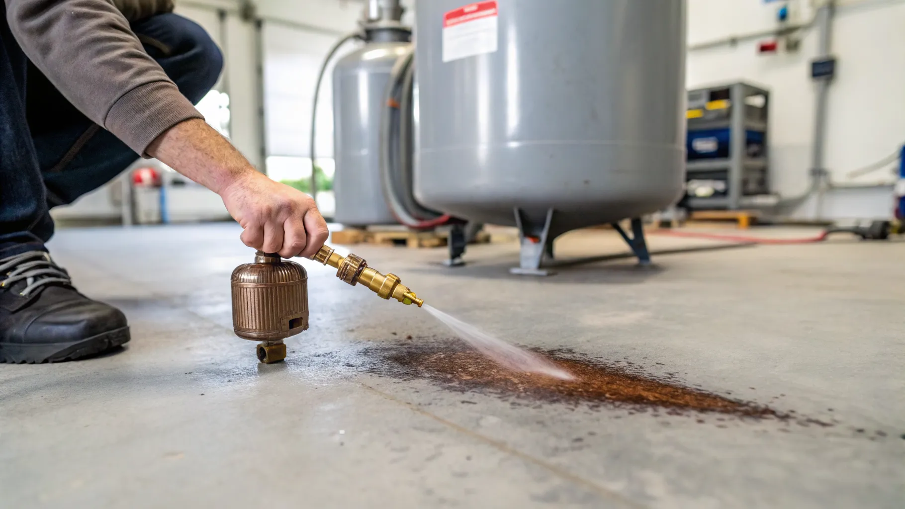 How to Drain an Air Compressor Tank the Right Way